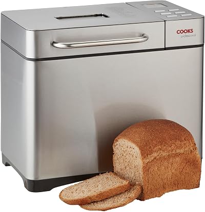 Cooks Professional Digital Bread Maker with Dispenser 19 Programs Gluten Free