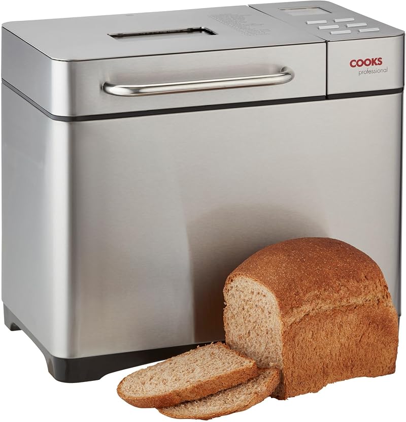 Cooks Professional Digital Bread Maker with Dispenser 19 Programs Gluten Free
