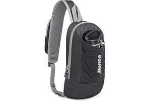 G4Free Sling Bag RFID Blocking Lightweight Crossbody Backpack Chest Shoulder Bag for Travel Sports Running