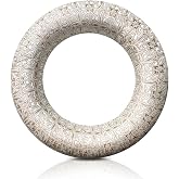 UPCEED Singing Bowl Cushion for Crystal &amp; Tibetan Singing Bowls, Crystal Bowl Cushions Rings for Meditation, Sound Healing and Sound Bowls Accessories(Silver,6.7 Inch)