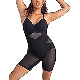 HONEYLOVE Shapewear Low-Back Bodysuit for Women - Targeted Compression Body Shaper