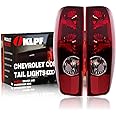 OKLPF Rear Brake Tail Light Compatible With 2004-2012 Chevy Colorado GMC Canyon Replace GM2800164 GM2801164,Replacement Red Taillight Assembly,Included A Luxurious Box,Driver and Passenger Side
