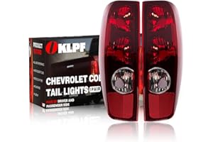 OKLPF Rear Brake Tail Light Compatible With 2004-2012 Chevy Colorado GMC Canyon Replace GM2800164 GM2801164,Replacement Red Taillight Assembly,Included A Luxurious Box,Driver and Passenger Side
