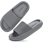 OZLOOK Cloud Slides for Women Men Quickly Dry Non-Slip Pillow Sandals, Soft Thick Sole Indoor and Outdoor Shower Slippers