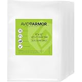 Avid Armor Vacuum Sealer Bags Quart Size 8x12 Inch - 100 Pack Heavy Duty BPA Free For Food Storage & Sous Vide