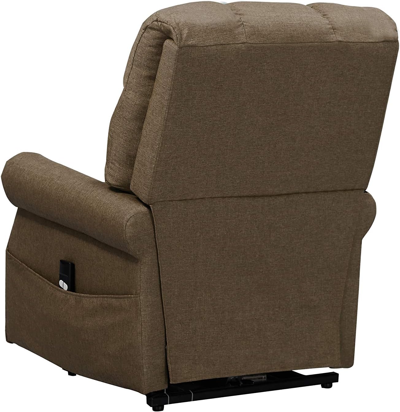 Merax Electric Recliner Chair Lazy Boy Sofa for Elderly, Power Lift Office or Living Room, Brown: Furniture & Decor