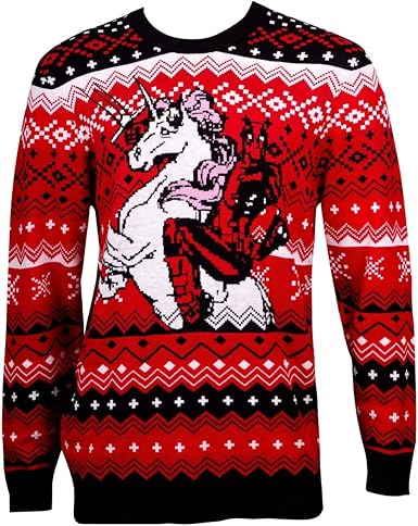 ugly deadpool christmas sweater