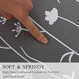 RLAVBL Kitchen Mats Set 120x44cm + 75x44cm Non-Slip Grey view 7