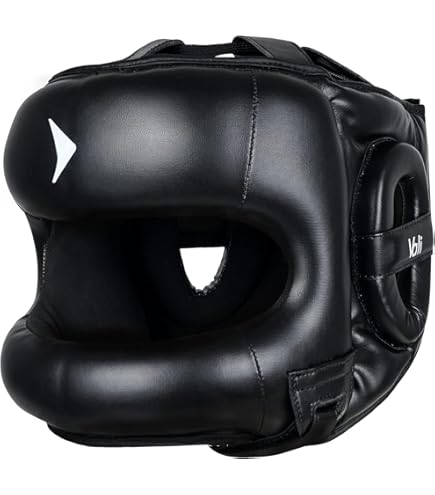 Amazon.com : Deluxe Full Face GelTech Sparring Headgear 2.0