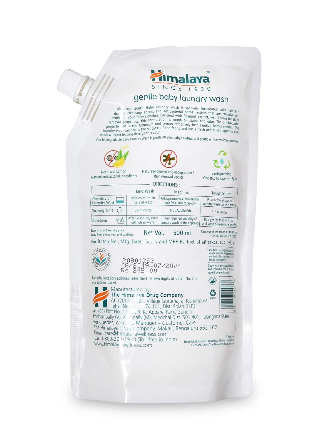 himalaya baby laundry wash