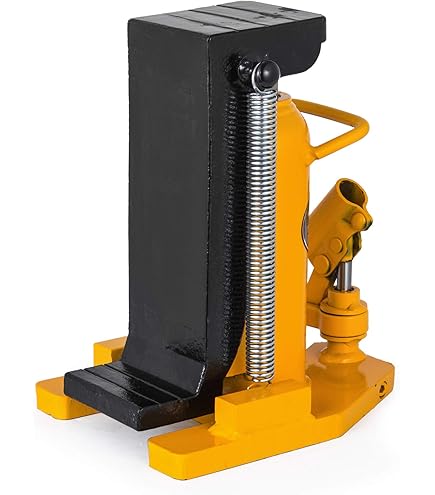 Cric Bouteille Levage Lourd Cric Hydraulique 20 Tonnes - Levage Lourd Auto Et Industrie - Base Antidérapante Cric Bouteille Hydraulique 20 Tonnes