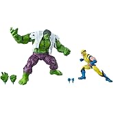 Marvel Legends 80th Anniversary Wolverine and Hulk 6-Inch Action Figures - Exclusive