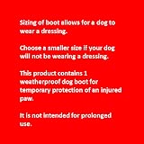Mikki Dog Puppy Hygiene Protective Boot Size 4 With Non Slip Sole view 3