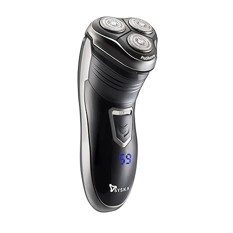 SYSKA SH986 Rotary Shaver (Black)