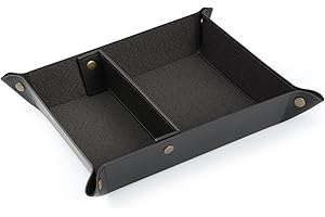 Londo OTTO391 Tray Organizer, 7.87 x 9.44 x 1.96 cm, Black White Lining