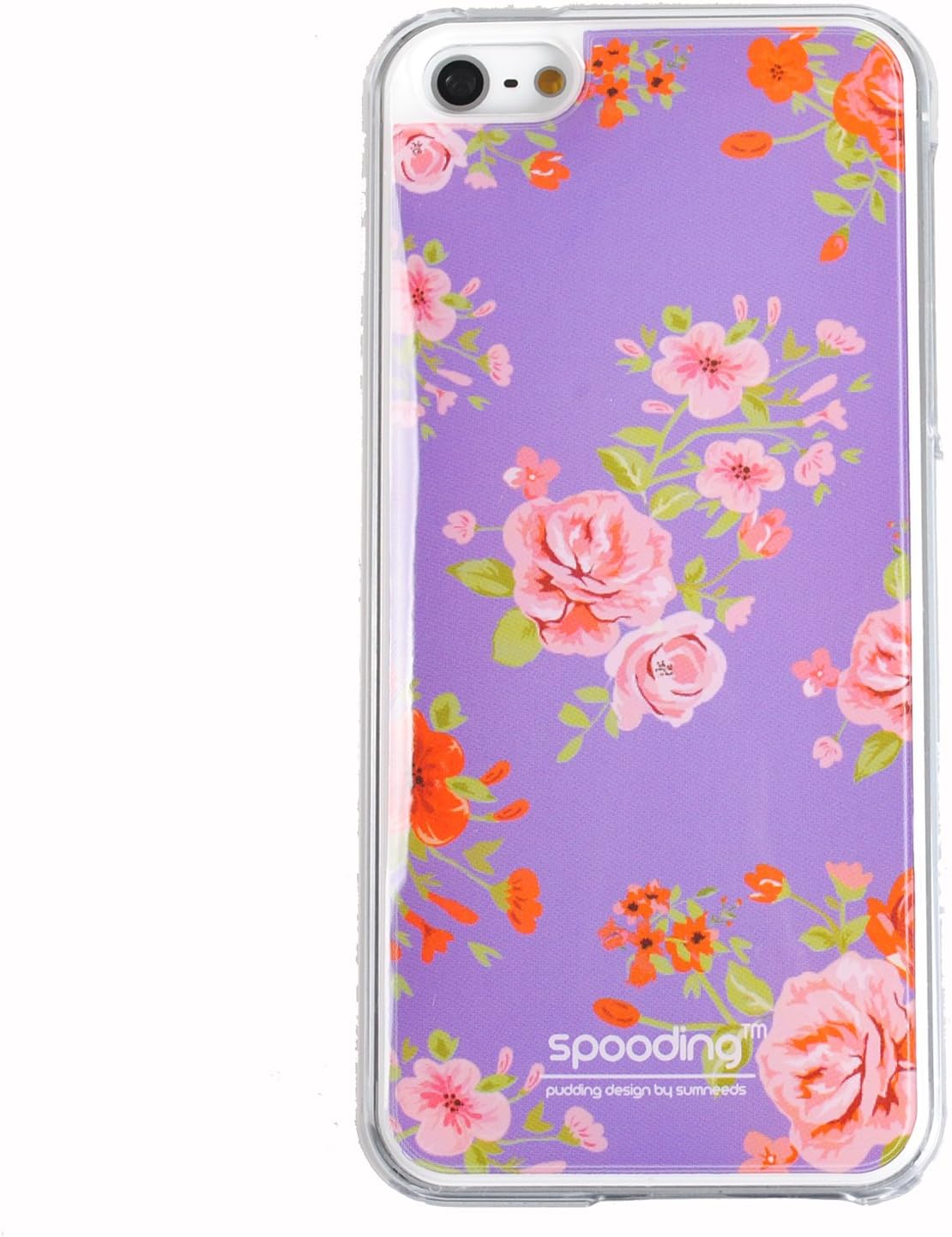 [Rose Violet] ip5 Spooding Cushion Aroma [Scent] Rigid Case Cover [Soft Grip] For Apple iphone 5/5s