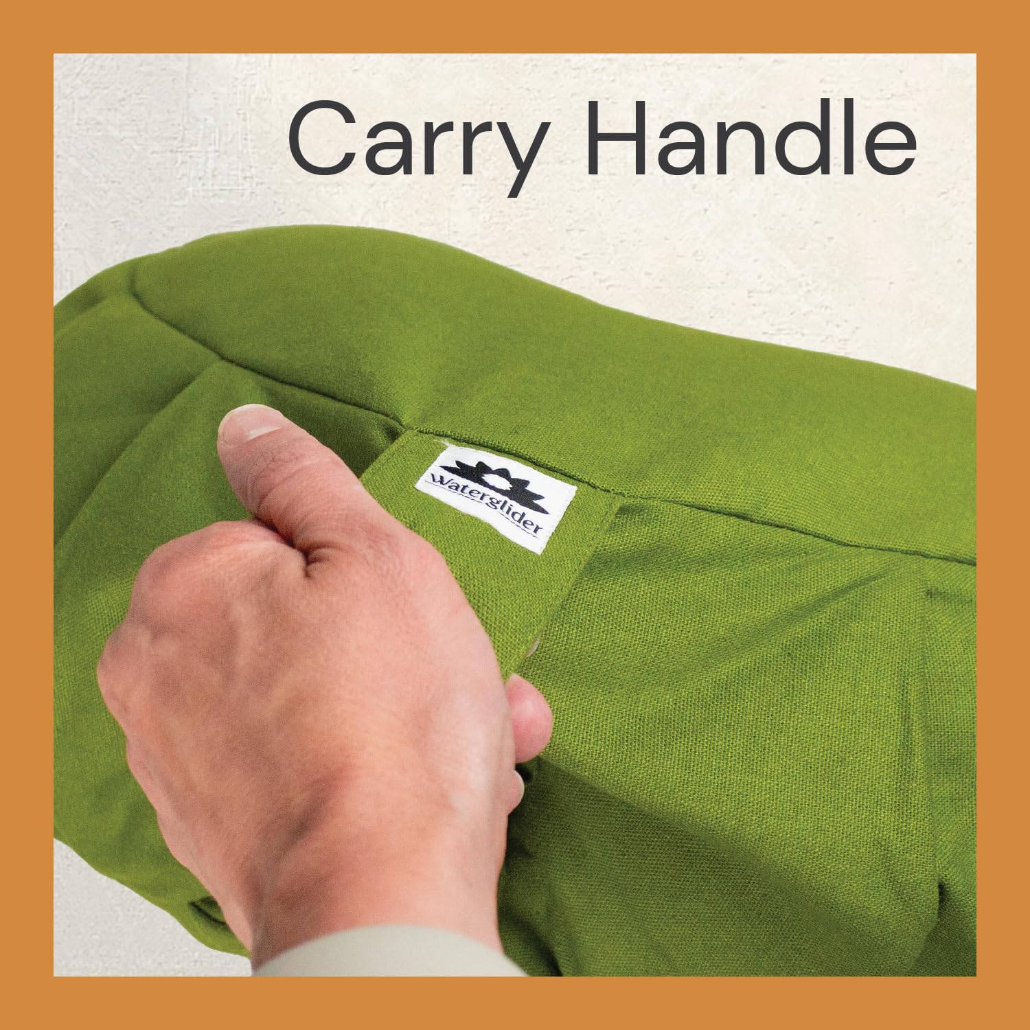 Waterglider International Meditation Cushion (Plum) Crescent, Buckwheat Husk Filled, Floor Pillow or Cushions, Yoga Seat, Zafu, Made in The USA - Image 4