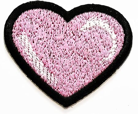 Amazon Com Nipitshop Patches Pink Heart Patch Valentines Day Love Heart Cartoon Children Kid Patch Clothes Bag T Shirt Jeans Biker Badge Applique Iron On Sew On Patch Arts Crafts Sewing