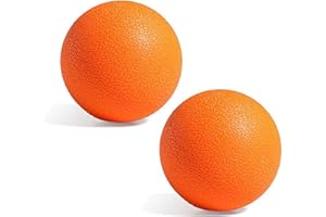 LITLUCIS Lacrosse Ball Muscle Massage Ball Massage Lacrosse Ball 2 Piece Set. for Myofascial Release, Trigger Point Therapy, Muscle Knots and Yoga Therapy