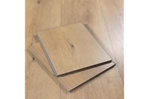 FLOORET 12” Cut Sample Luxury Vinyl Plank Flooring | DIY Click Installation, 40 Mil Wear Layer, Waterproof and Scratch Resistant LVP | Nakan Signature