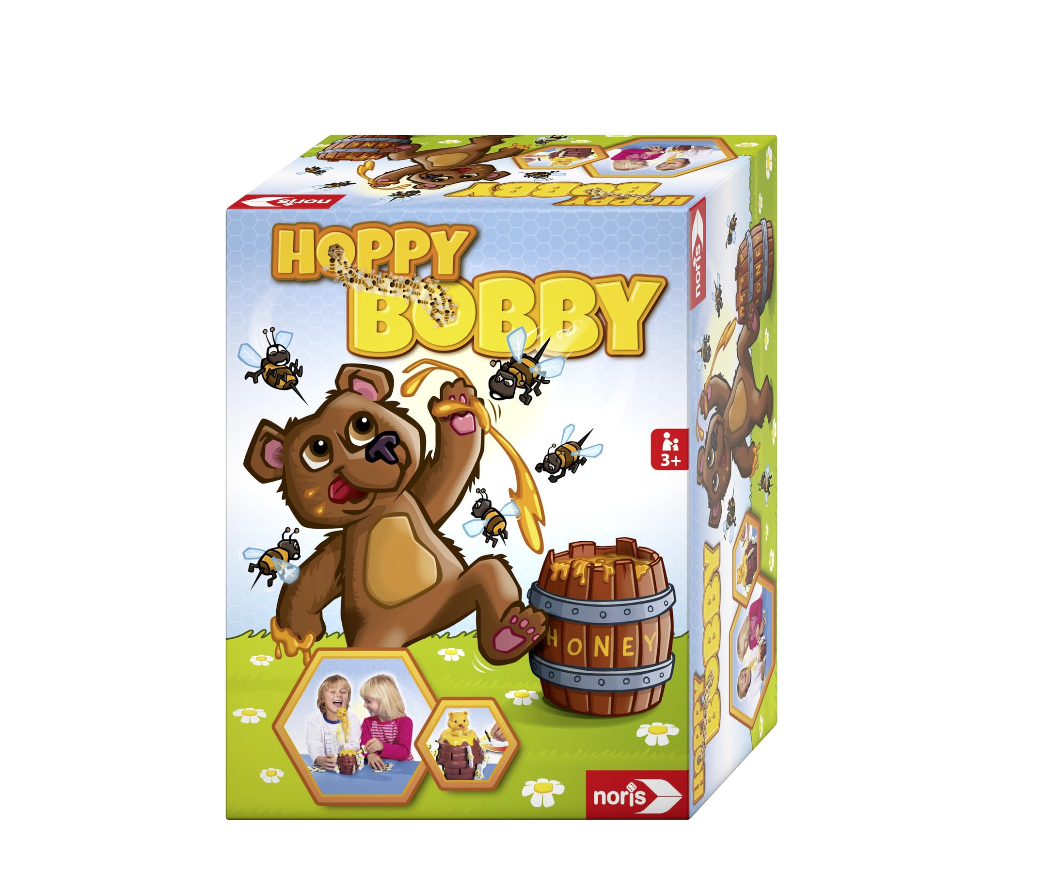 Noris 606061476 - Hoppy Bobby - The Funny Pop Up Action Game Classic for the Whole Family - Toy from 3 Years