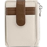 Fependu Slim Wallet for Women Genuine Leather Card Holder Thin Womens RFID Blocking Small Wallets