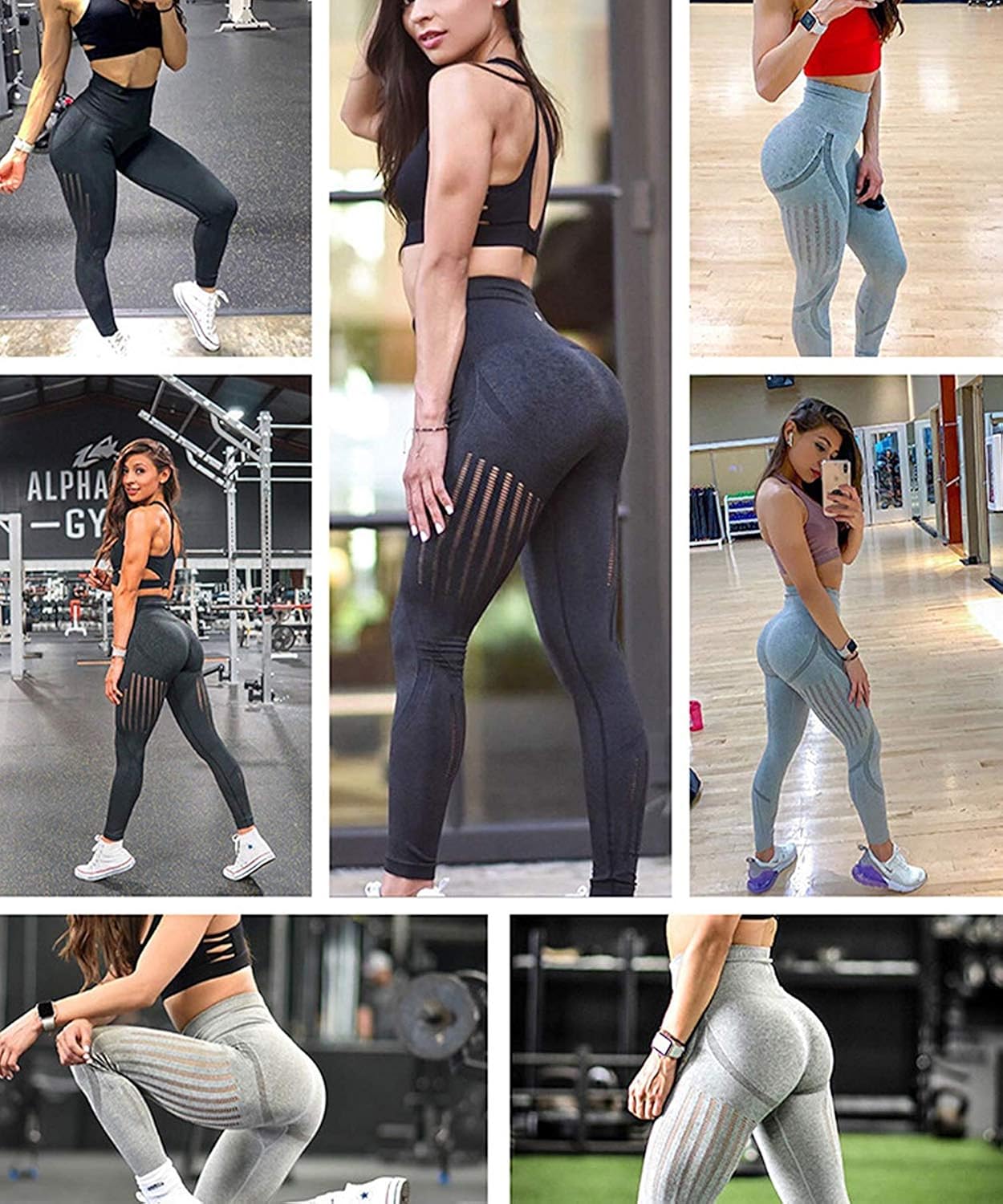 TSUTAYA Yoga Pants High Waisted 