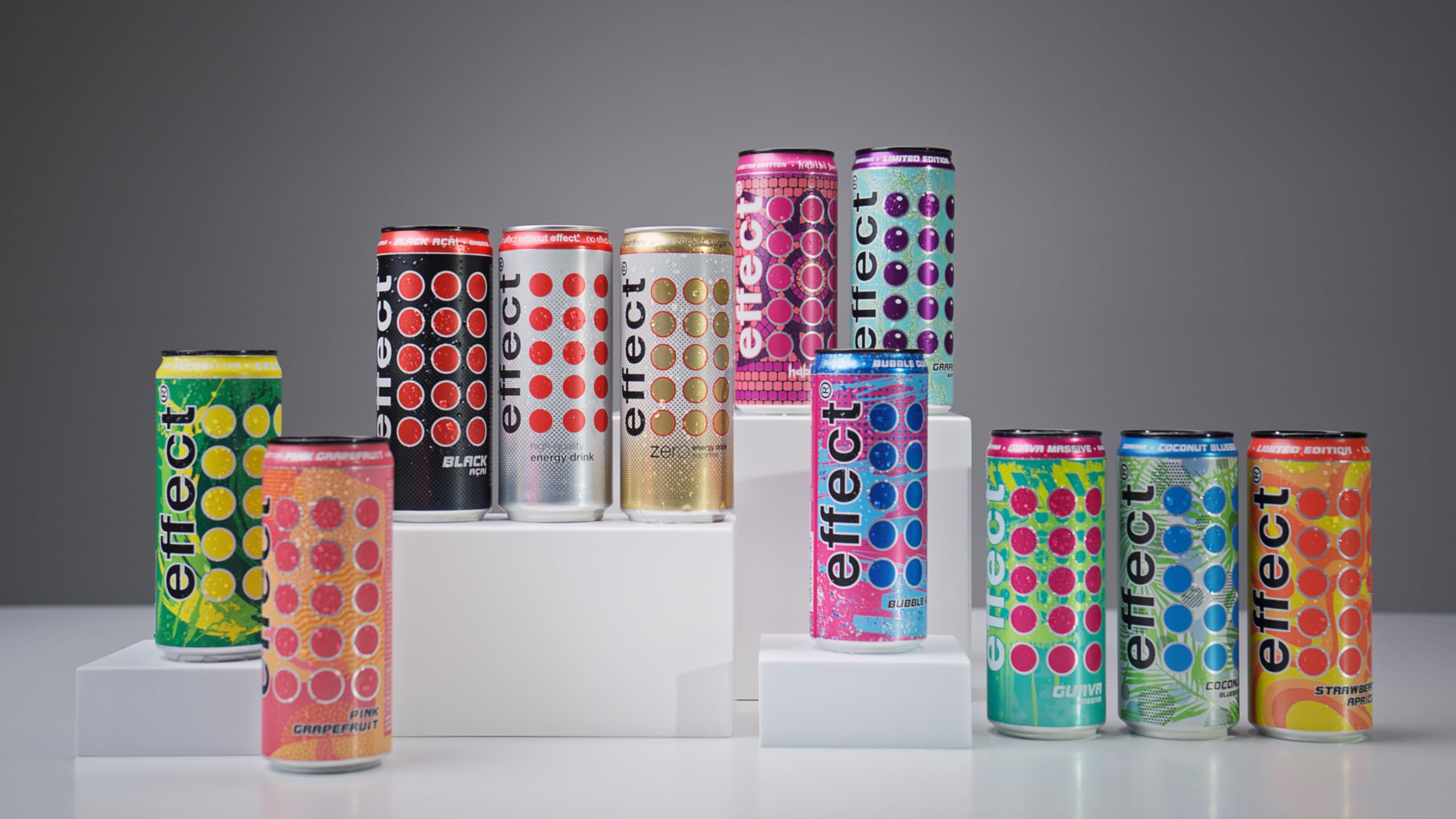 effect Probierpaket Energy Drink – 12 x 330 ml Dosen Einweg – alle Sorten in einer Box – koffeinhaltiges Erfrischungsgetränk mit B-Vitaminen – fruchtig & vegan 4