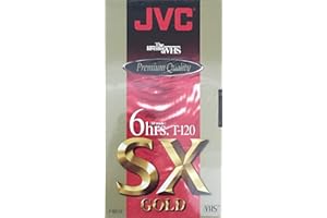 JVC SX Gold T-120 6 Hour VHS Videocassette
