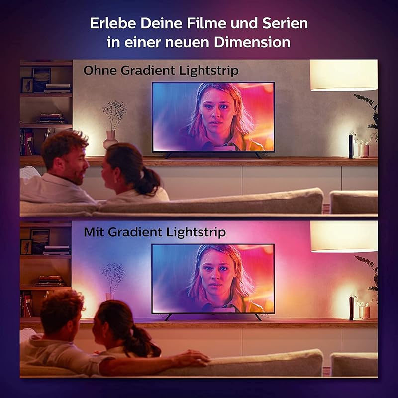 Gradient Lightstrip, Heimkino LED Streifen, 55 Zoll