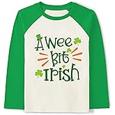 CM-Kid Kids st. Patricks Day Shirt Girls Boys Cute Print Long Sleeve T-Shirt Toddler Saint Patricks Day Outfits