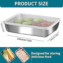 GIUOIDUO Stainless Steel Lunch Box 6-Pack,Stackable