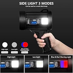 MIXILIN Rechargeable Spotlight, 90,000 Lumens