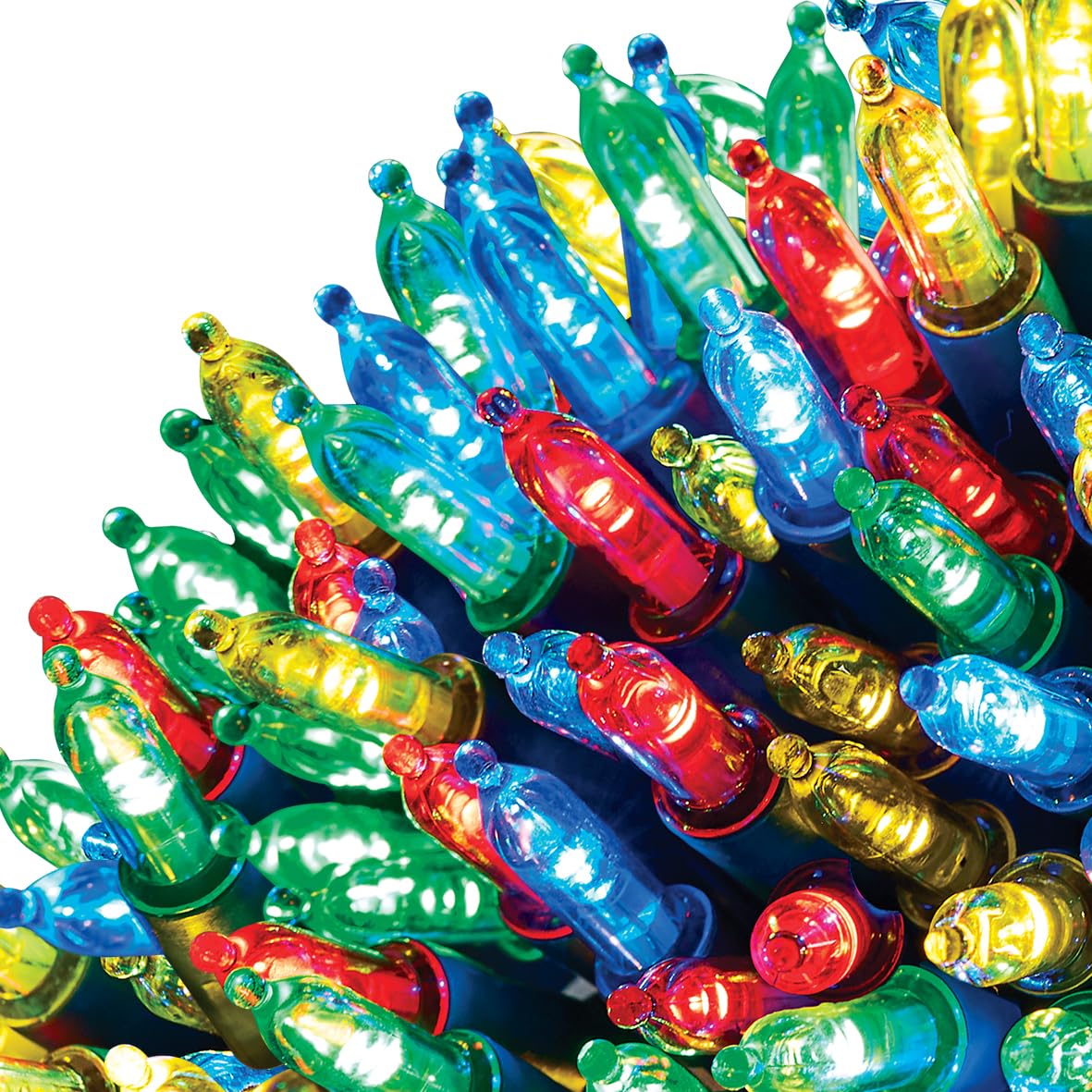 The Christmas Workshop 75280 200 Multicoloured Christmas Tree Lights/Static Decorative LED Fairy Lights / 22.9m Length/Indoor & Outdoor Christmas Decorations