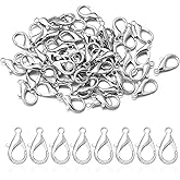 Linsoir Beads Lobster Claw Clasps 23X12mm Large Lobster Clasps for Jewelry Making Keychain Clasp Jewelry Clasps 30 pcs/lot