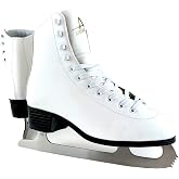 American Athletic Shoe Women's Leather Lined Ice Skates