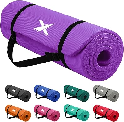 Xn8 Sports Yoga Mat 10mm & 15mm Thick NBR Non-Tearable Pilates Mat