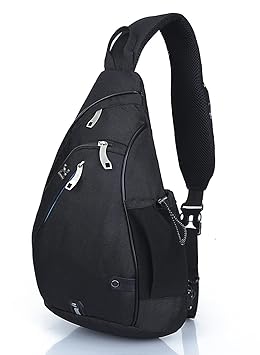 HASAGEI Sport Rucksack Schultertasche Sling Bag Herren und Damen Crossbag Brust Tasche für Wandern Camping Schule