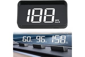 Head Up Display, Windshield Projection Heads Up Display, GPS HUD Car HD Speed Speedometer Compas Gauge, HUD Digital GPS Speed