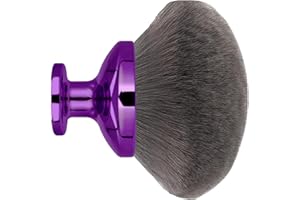 EOICCEOH Extra Large Body Makeup Brush For Self Tanner, Leg Makeup &Bronzer Blend,90 mm Wide-headed Kabuki Brush Provides More Even &Pretty Application, Sunscreen Face& Back Makeup Brush, Wet&Dry Use- Purple