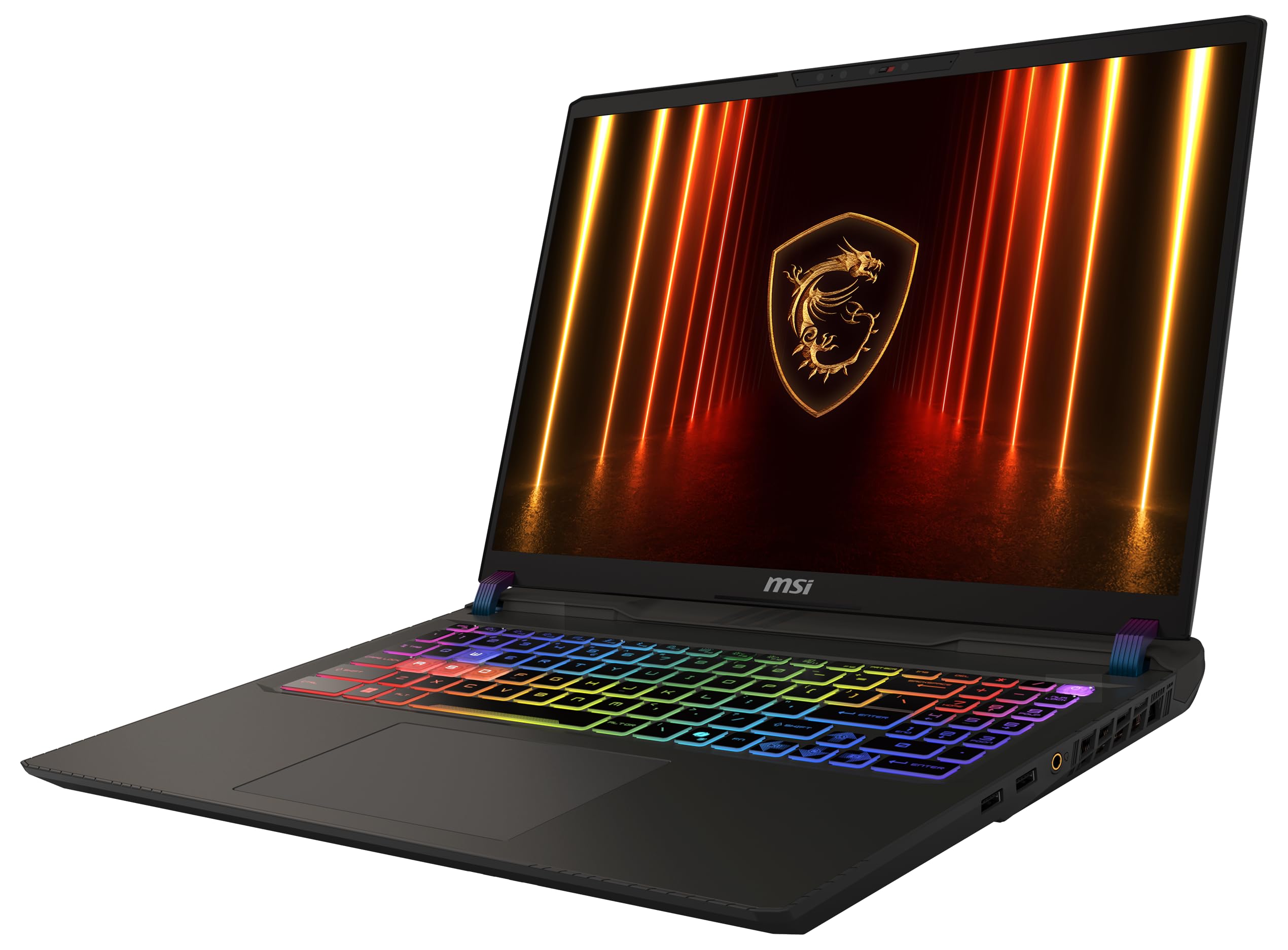 MSI Vector A16 HX, Gaming-Laptop, 16" QHD+ 240 Hz Display, AMD Ryzen 7 8840HX, NVIDIA GeForce RTX 5070 Ti, 16 GB DDR5, 1 TB SSD, Windows 11 Home, QWERTZ Tastatur, Cosmos Grau, A8WHG-018 5