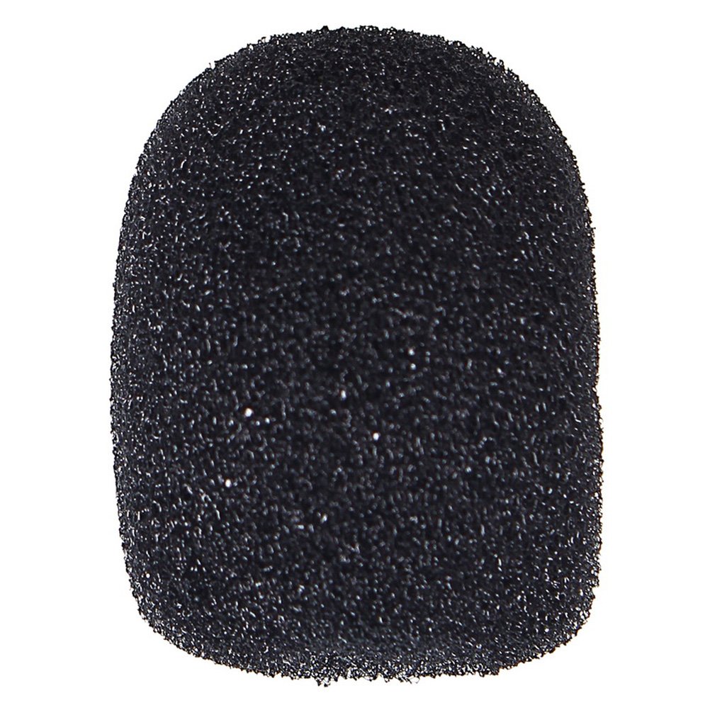 15 Pack Foam Microphone Windscreen, Lapel Headset Microphone Sponge Mini Foam Cover Shield Protection for Variety of Headset (Black)