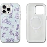 Sonix Protective Phone Case for iPhone 15 Pro Max | Compatible with Magsafe | 10ft Drop Tested | Bleu Toile