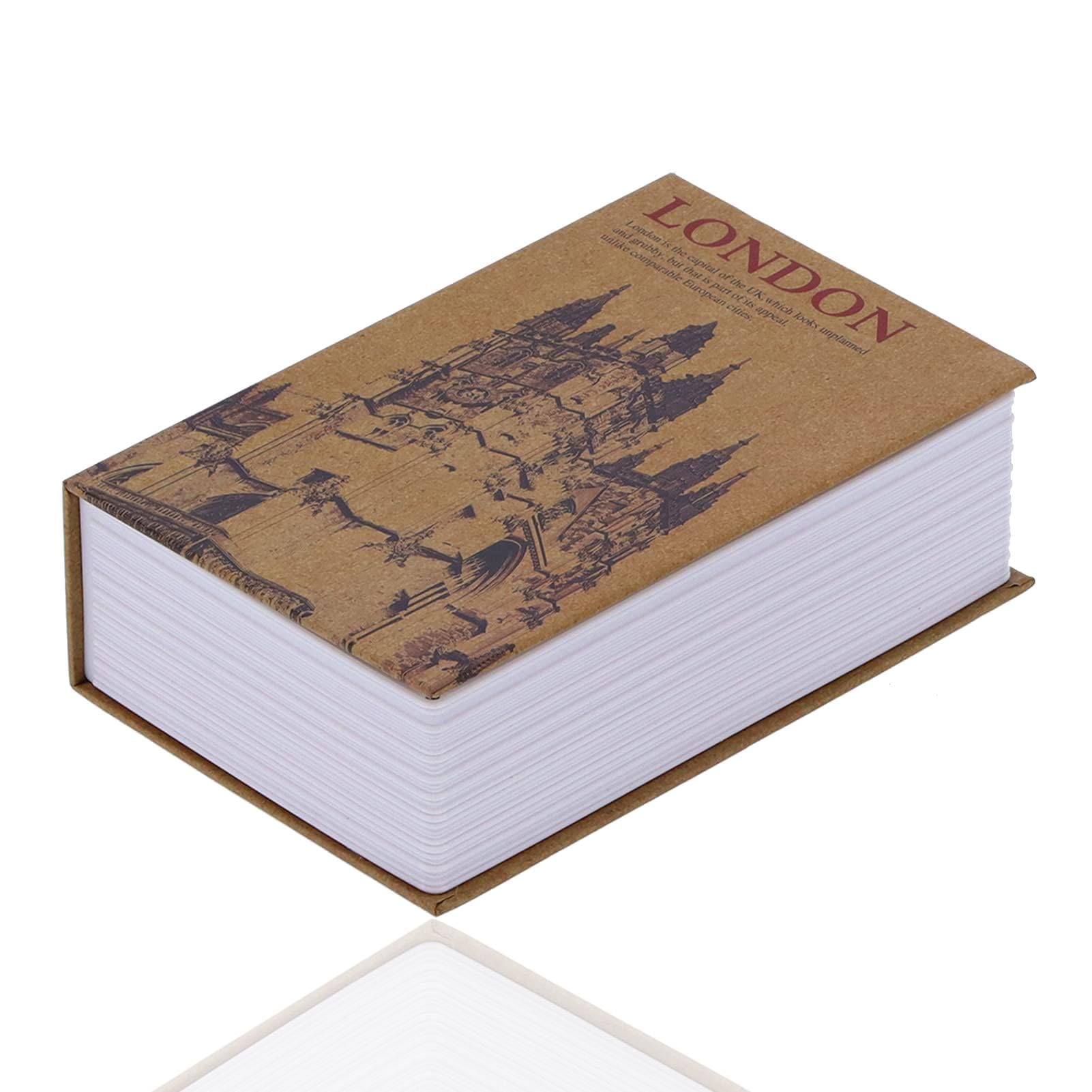 Book Safe, Money Lock Box with Combination Hidden Safe Money Safe for Cash Diversion Book Hidden Safe for Home Office