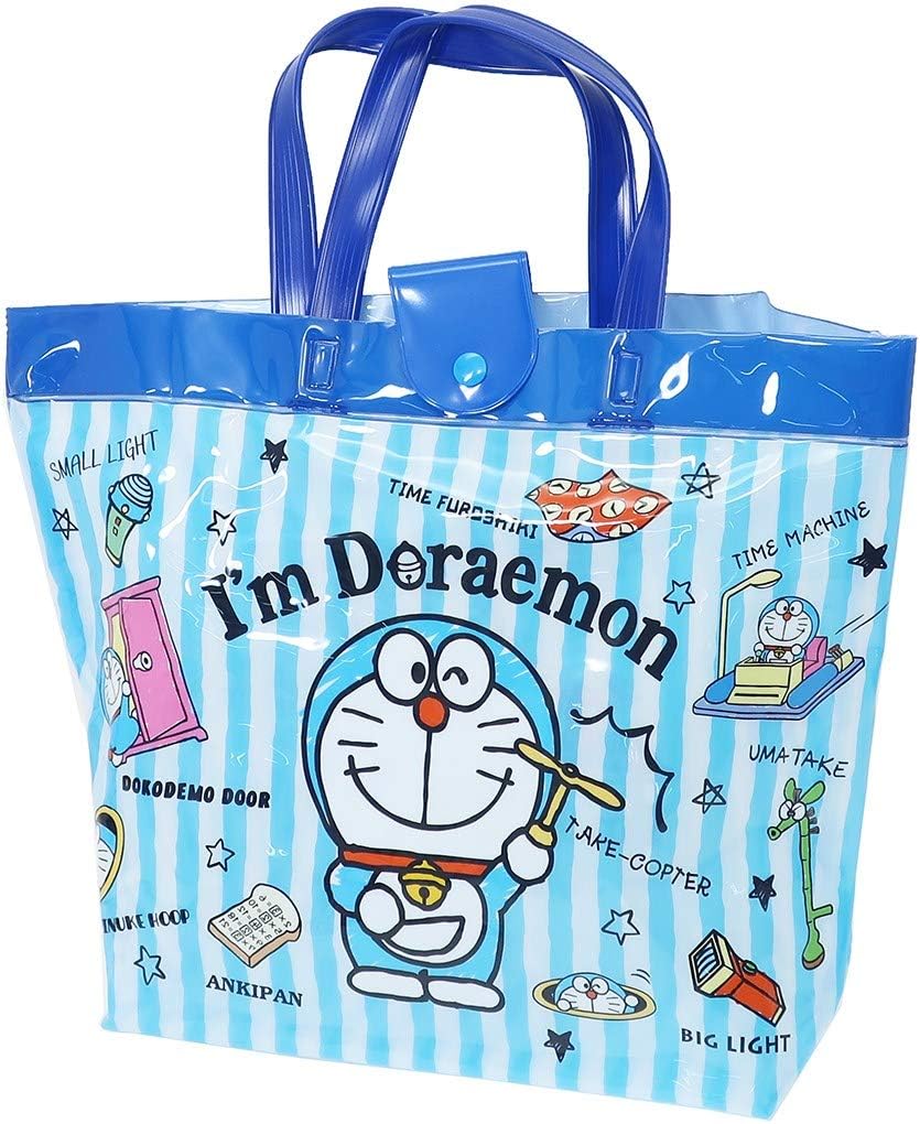 Amazon Co Jp ドラえもん プールバッグ ビニール バケットバッグ I M Doraemon サンリオ スポーツ アウトドア