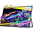 EPORMOT Portable Monitor 18.5 inch 120hz for Laptop, FHD 1080P Portable Gaming Monitor w/VESA Kickstand HDR Speakers USB C Mini HDMI for Phones PC Gaming Devices, Travel Second Screen for Business