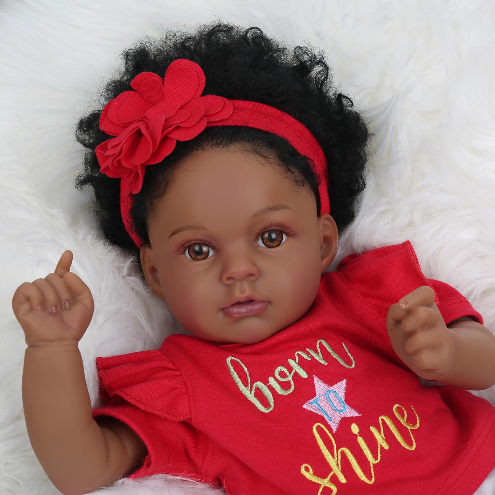 Mua Lifelike Reborn Black Girl, 20 Inch Realistic Newborn Baby Dolls