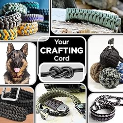 TECEUM Paracord Type III 550 Fluo Green – 50 ft