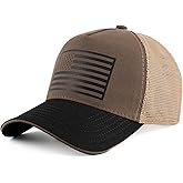 American Flag Patriotic Trucker Hat Adjustable Velcro Different Sizes Made in Ukraine