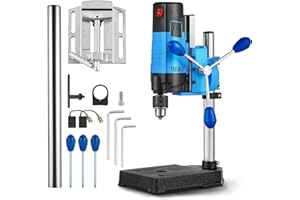 Antstone Mini Benchtop Drill Press 6-Speed 2800RPM Drill Press Rotary Tool Workstation Stand Precision Benchtop Drilling Machine 1200W Electric Portable Table Driller 3.15 Inch Depth